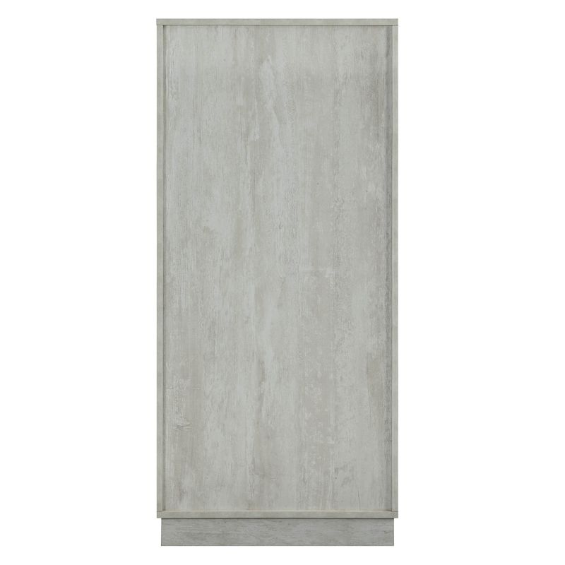 ACME Wiesta Wine Cabinet, Antique White