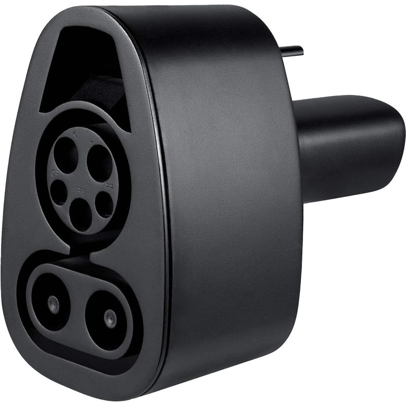 Lectron - CCS to Tesla Electric Vehicle (EV) Charger Adapter for Tesla Electric Vehicles - Black