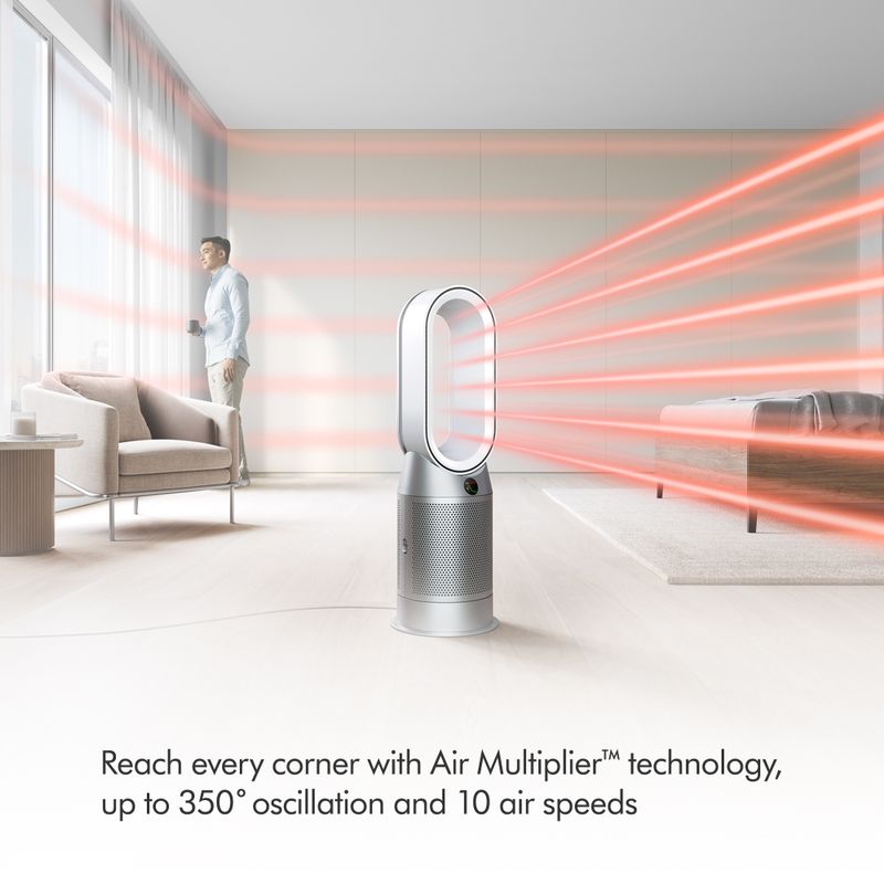 Dyson - HP07 Hot + Cool Purifying Fan White/Silver
