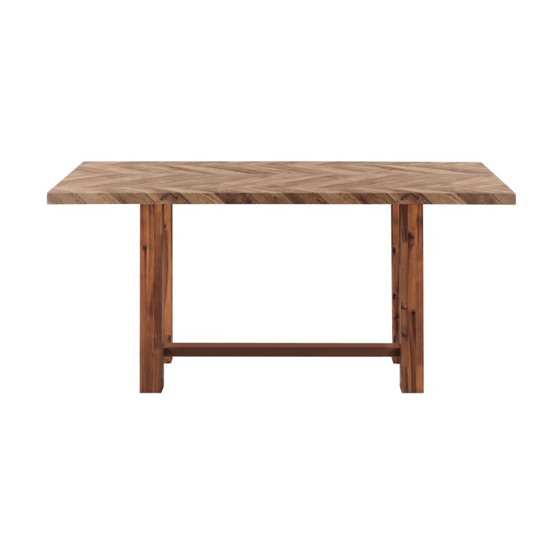 ACME Gilsea Counter Height Table in Brown Finish