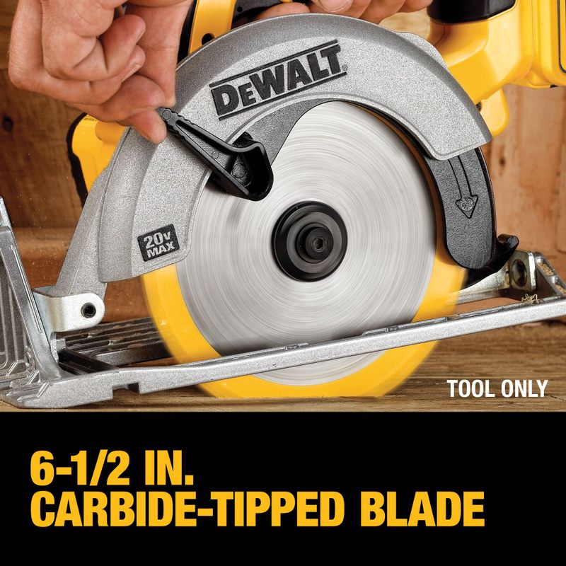 DeWalt - 20V MAX 6.5 Circular Saw - Tool Only