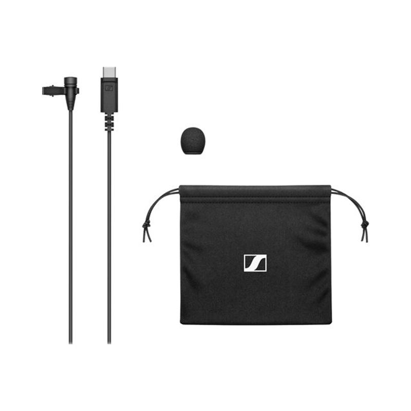 Sennheiser - XS Lav USB-C Omnidirectional Clip-on Microphone