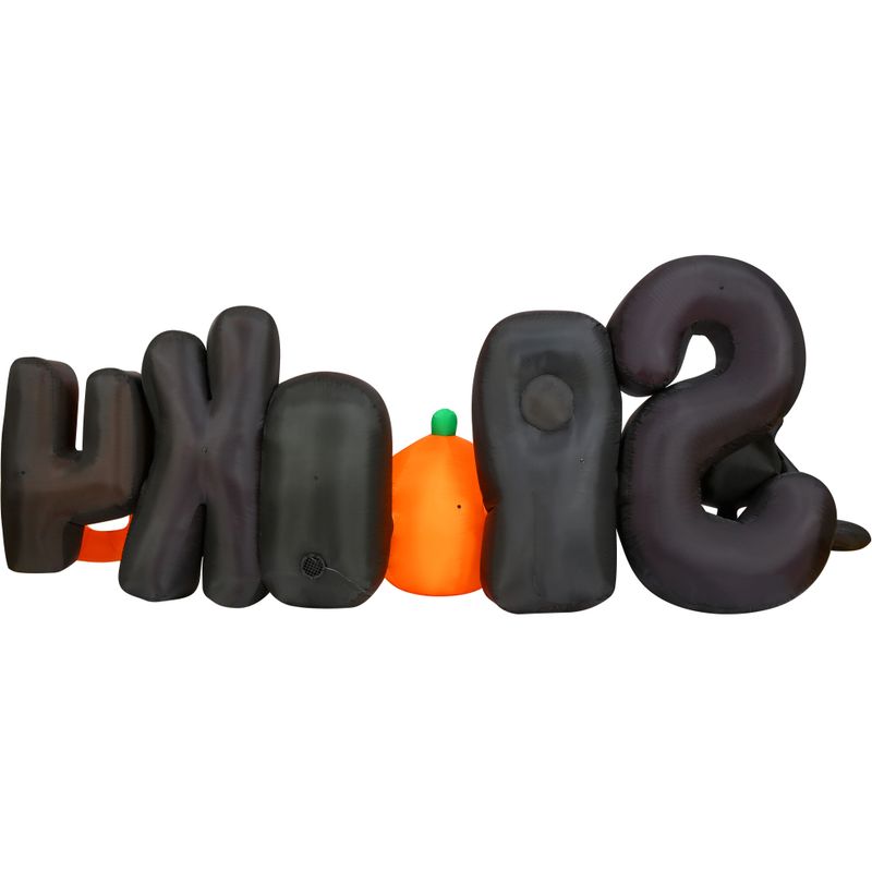 9-ft. Wide Prelit Inflatable Spooky Sign