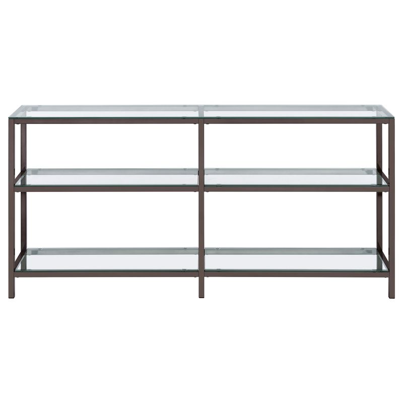 Kate 2-tier Bookcase Black Nickel