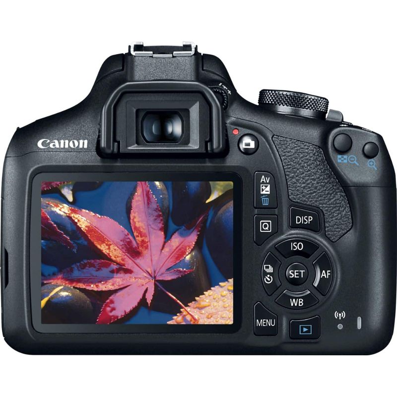 Canon - EOS Rebel T7 DSLR Video Camera with 18-55mm Lens - Black