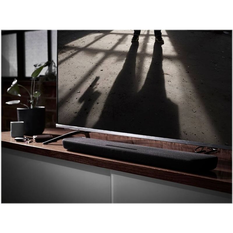 Yamaha - 2.1-Channel Soundbar with Built-in Subwoofers and Alexa Built-in - Black