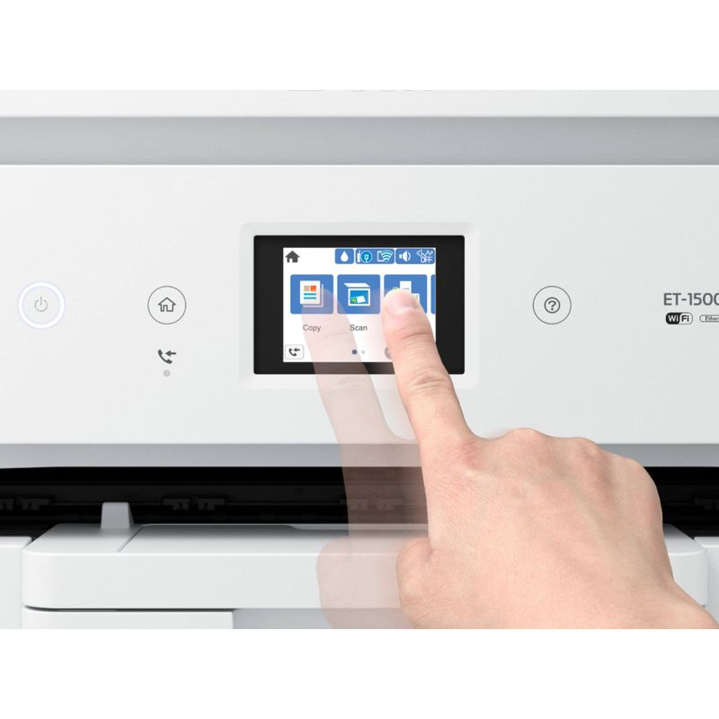 Epson - EcoTank ET-15000 Wireless All-In-One Inkjet Printer - White