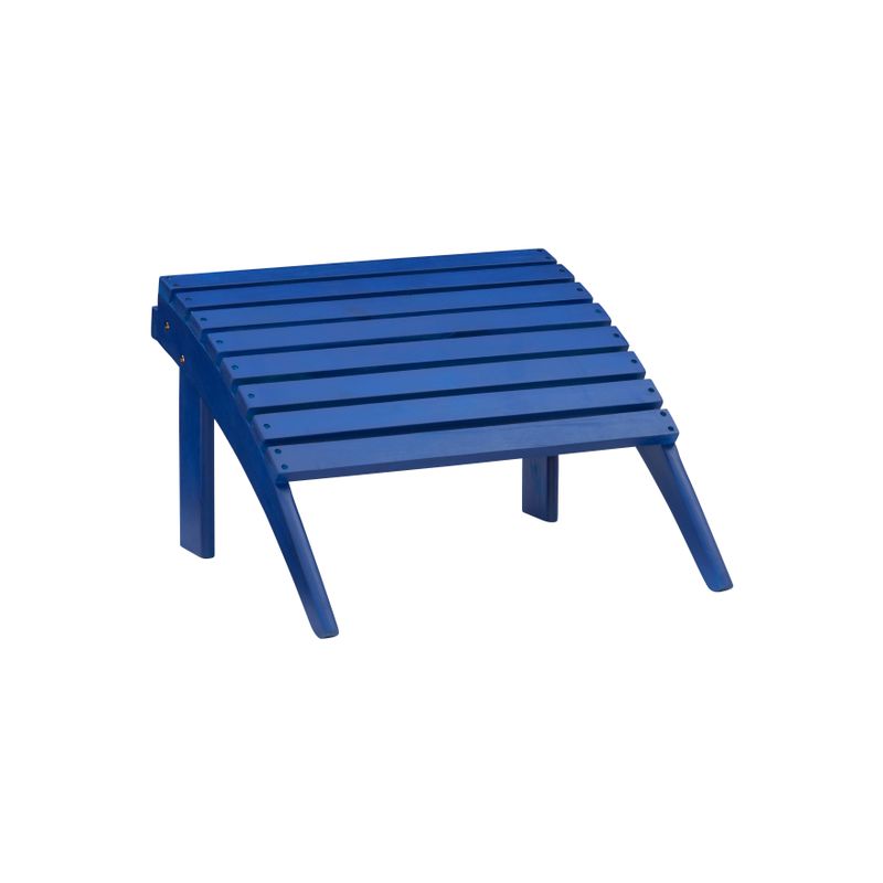 Rosebay Adirondack Ottoman Blue