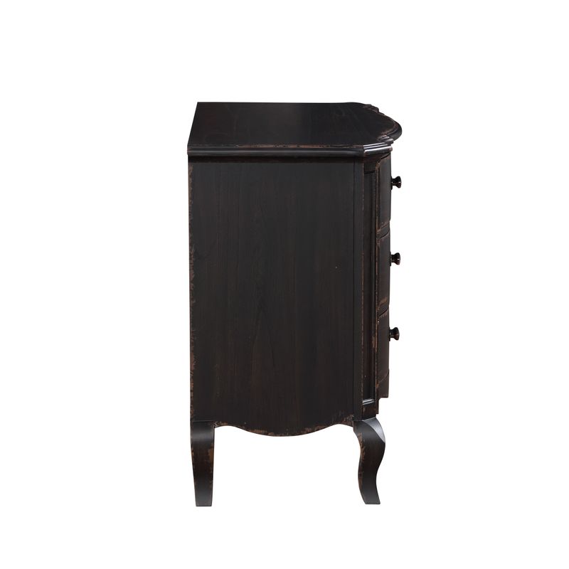 ACME Chelmsford Nightstand, Black Antique Finish