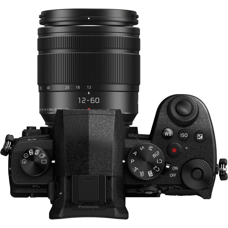 Panasonic - LUMIX G95 Mirrorless 4K Camera with 12-60mm F3.5-5.6 Micro Four Thirds Lens - Black