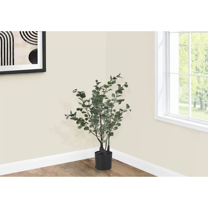 Artificial Plant - 35"H / Indoor Eucalyptus In A 5" Pot