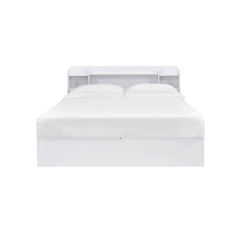 ACME Perse Queen Bed w/Storage, White Finish