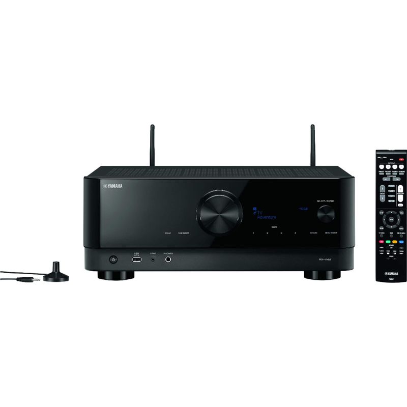 Yamaha - RX-V4A 5.2-channel AV Receiver with 8K HDMI and MusicCast - Black