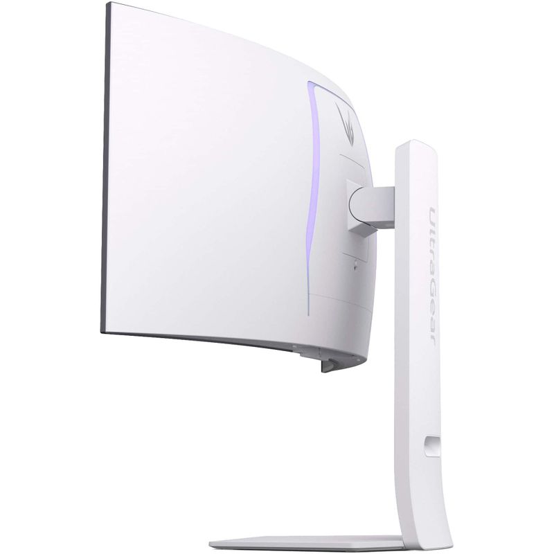 LG - UltraGear 34" OLED Curved WQHD 240Hz 0.03ms FreeSync and NVIDIA G-SYNC Compatible Gaming Monitor with HDR400 - White