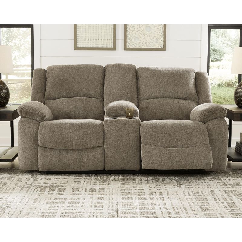 Draycoll DBL Reclining Loveseat w/Console