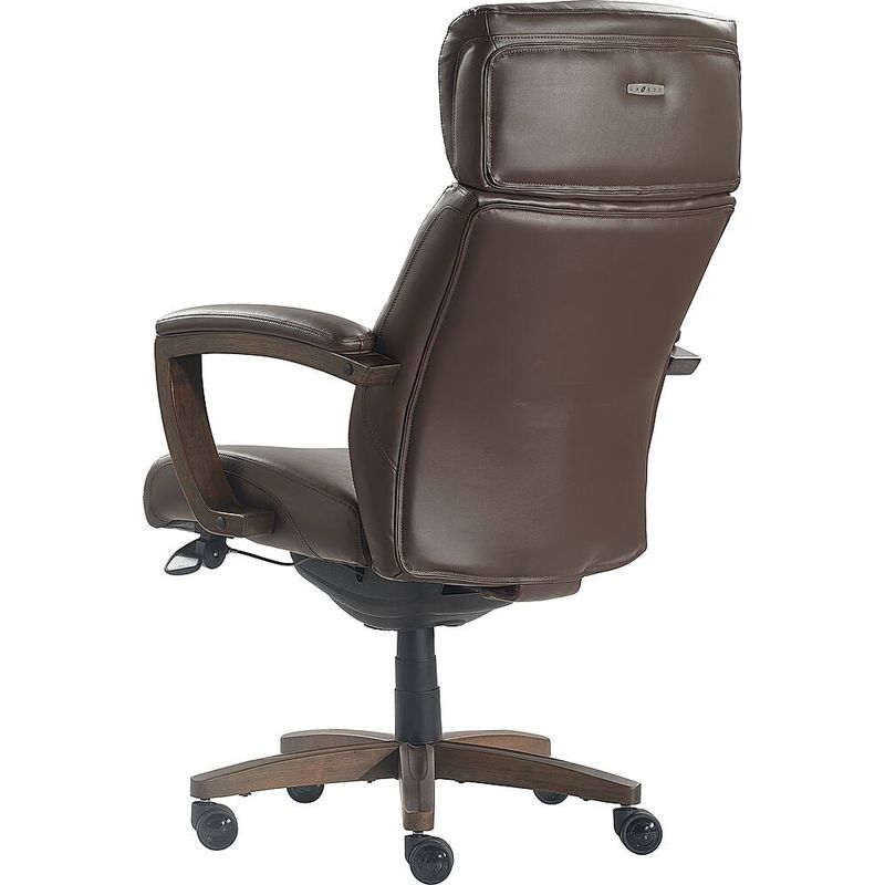 La-Z-Boy - Greyson Modern Faux Leather Executive Chair - Brown