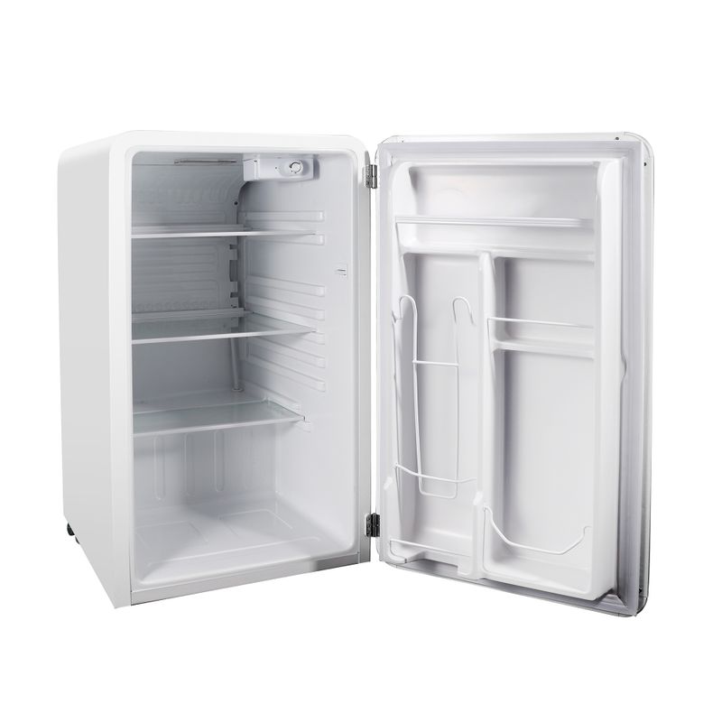 Magic Chef 3.2 cu. ft. Retro Mini Refrigerator in White, without Freezer