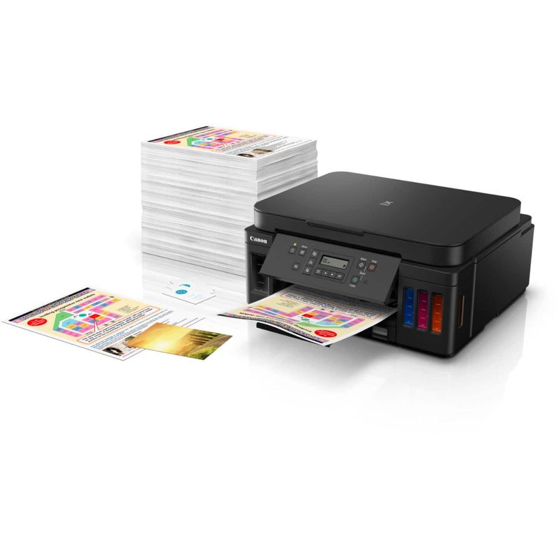 Canon - PIXMA MegaTank G6020 Wireless All-In-One Inkjet Printer - Black