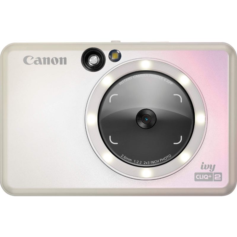 Canon - Ivy CLIQ+2 Instant Film Camera - Iridescent White