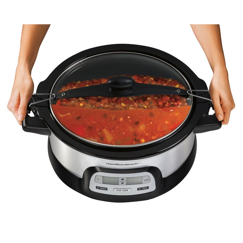 Hamilton Beach - FlexCook 6 Qt Stay Or Go Slow Cooker