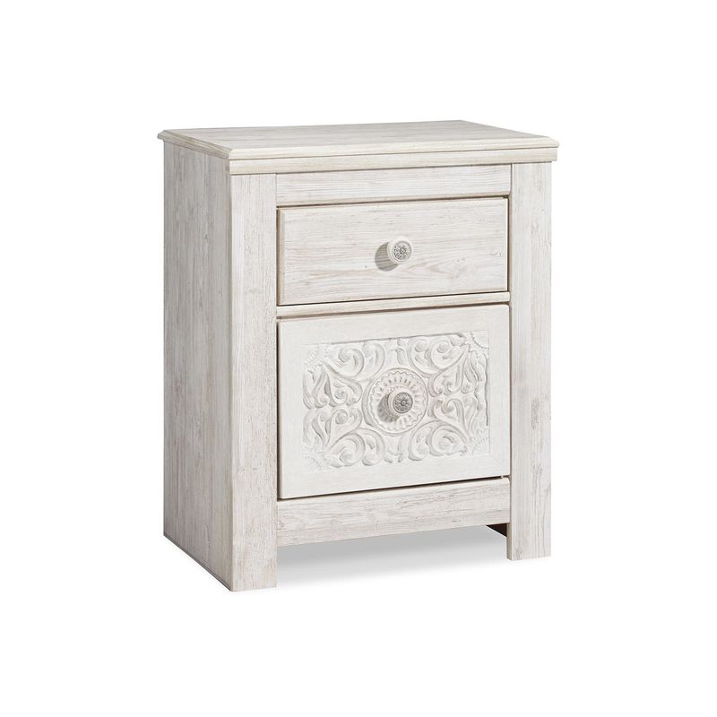 Paxberry Two Drawer Night Stand