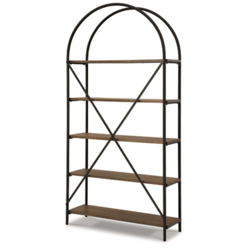 Brown/Black Galtbury Bookcase