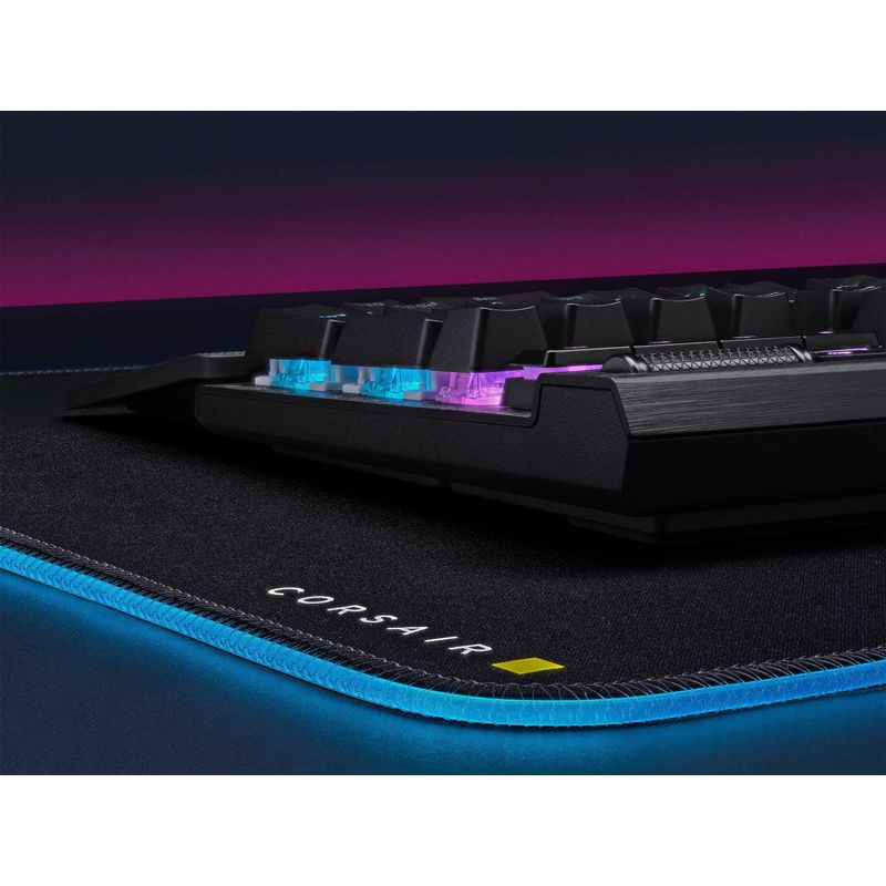 CORSAIR - K70 RGB PRO Full-size Wired Mechanical Cherry MX Speed Linear Switch Gaming Keyboard with PBT Double-Shot Keycaps - Black