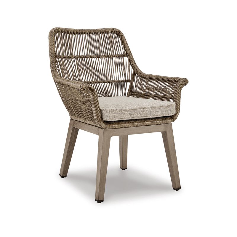 Beach Front Arm Chair with Cushion (Set of 2)