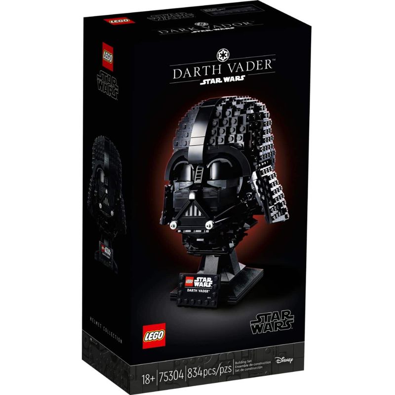 LEGO - Star Wars Darth Vader Helmet 75304 Collectible Building Kit (834 Pieces)