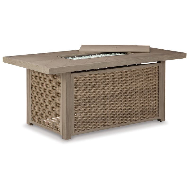 Beachcroft Rectangular Fire Pit Table