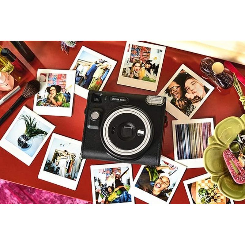 Fujifilm - INSTAX SQUARE SQ40 Instant Film Camera - Black