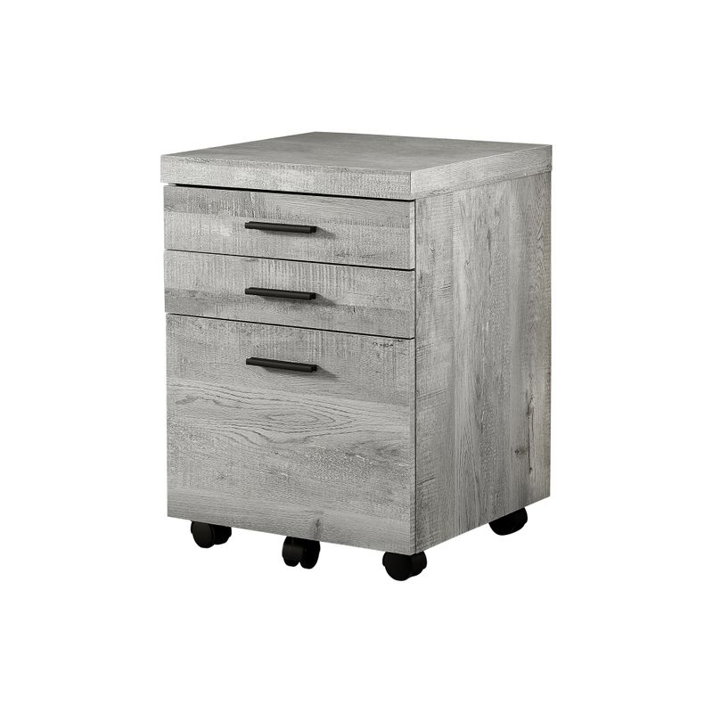 File Cabinet/ Rolling Mobile/ Storage Drawers/ Printer Stand/ Office/ Work/ Laminate/ Grey/ Contemporary/ Modern