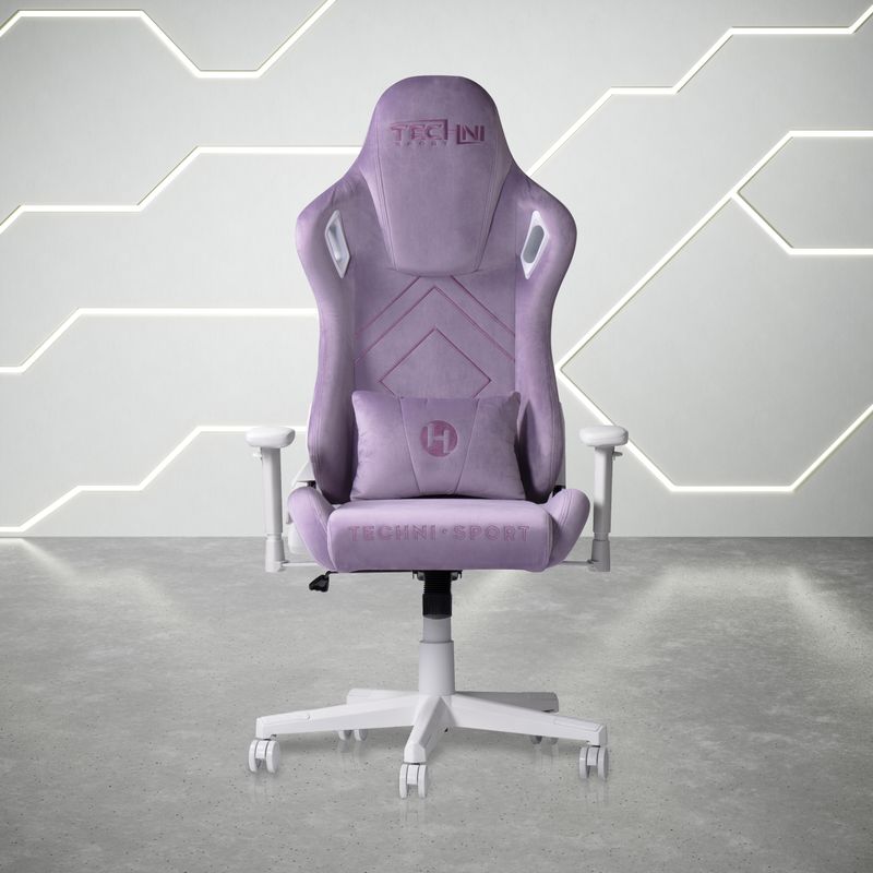 Velvet Gaming Chair, Purple