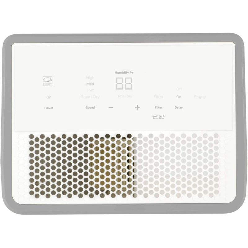 GE - 35-Pint Energy Star Portable Dehumidifier with Smart Dry - White