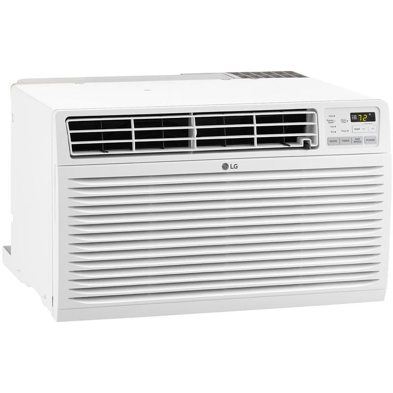 LG - 10,000 BTU 230V Through-the-Wall Air Conditioner with 11,200 BTU Supplemental Heat Function