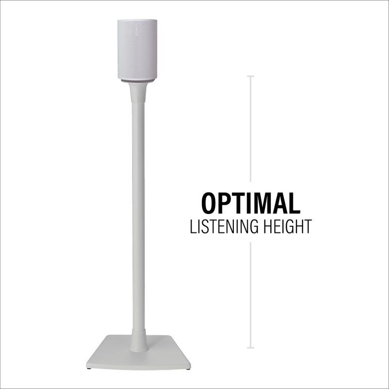Sanus - Wireless Speaker Stands for Sonos Era 100 (Pair) - White