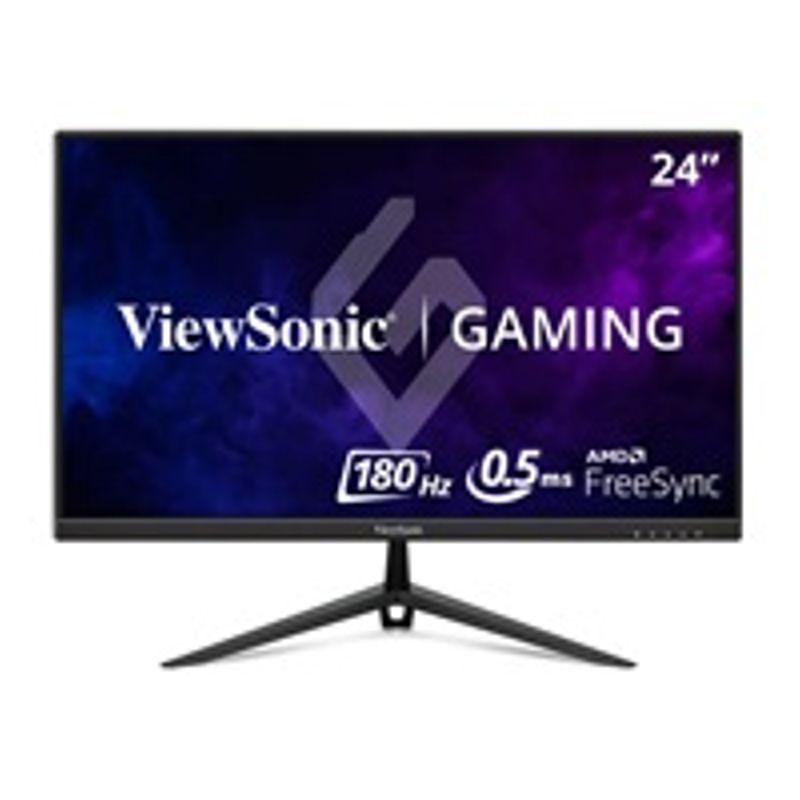 ViewSonic - VX2428A 24&#x27;&#x27; IPS LCD FHD 180Hz Gaming Monitor (USB-C, HDMI1.4, DP) - Black