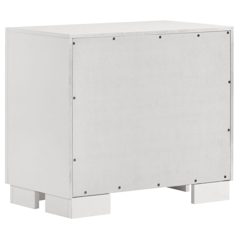 Jessica 2-drawer Nightstand White