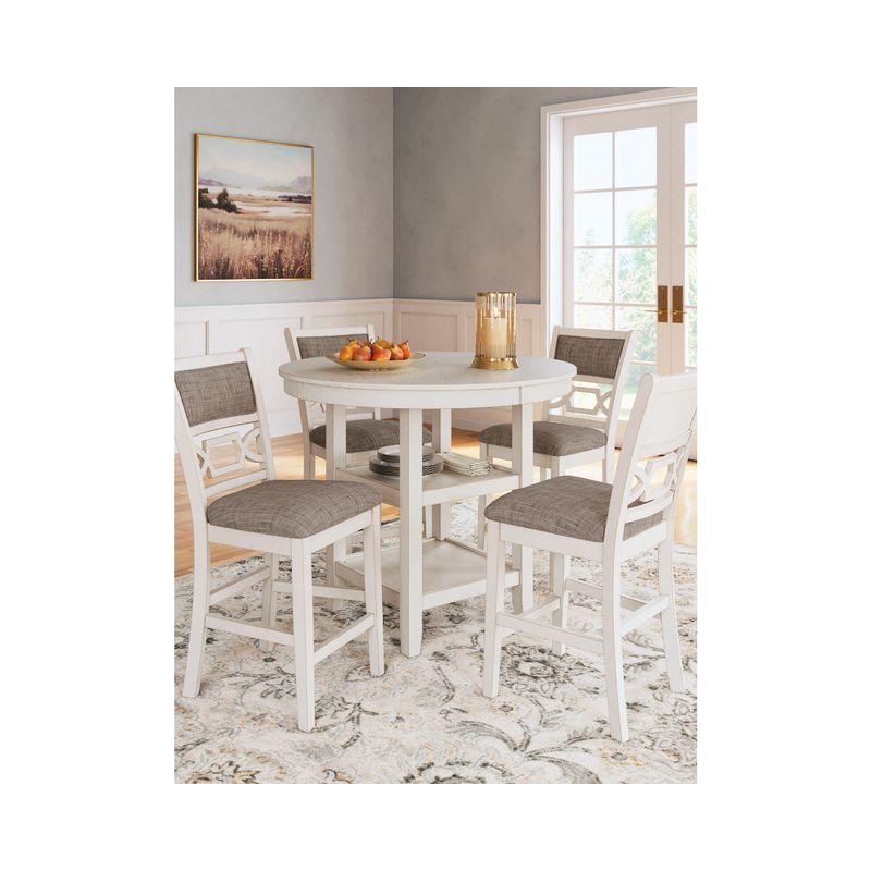 Erinberg Counter Height Dining Table and 4 Barstools (Set of 5)
