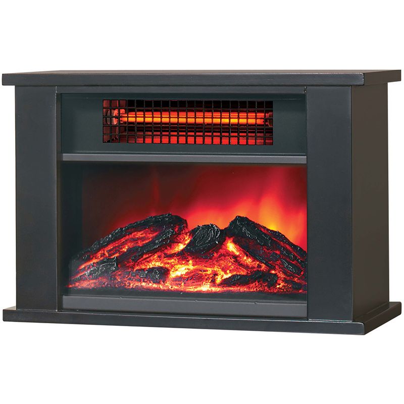 LifeSmart 1000W Tabletop Infrared Fireplace Space Heater