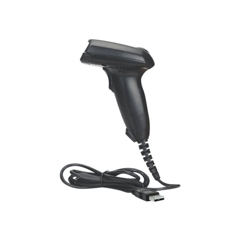 Manhattan Long Range CCD Handheld Barcode Scanner USB 500mm Scan Depth Cable 1.5m Max Ambient Light 10000 lux (sunlight) Black Three Year Wa
