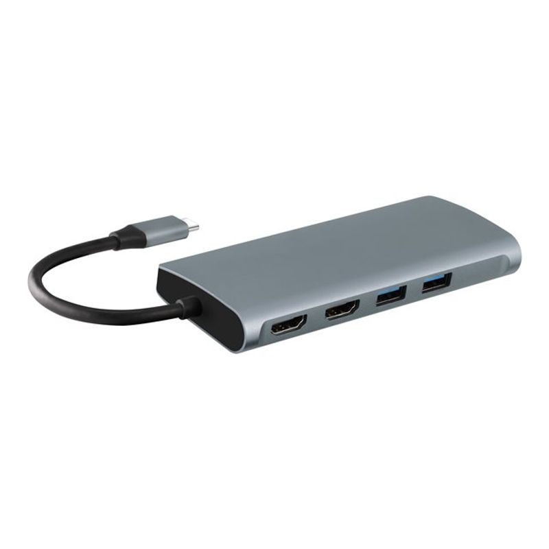 Adesso - docking station - USB-C - 2 x HDMI - 1GbE - TAA Compliant