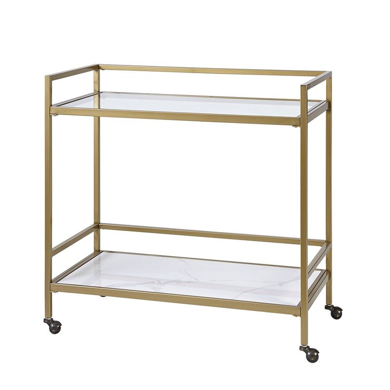 Emmy Antique Gold Bar Cart