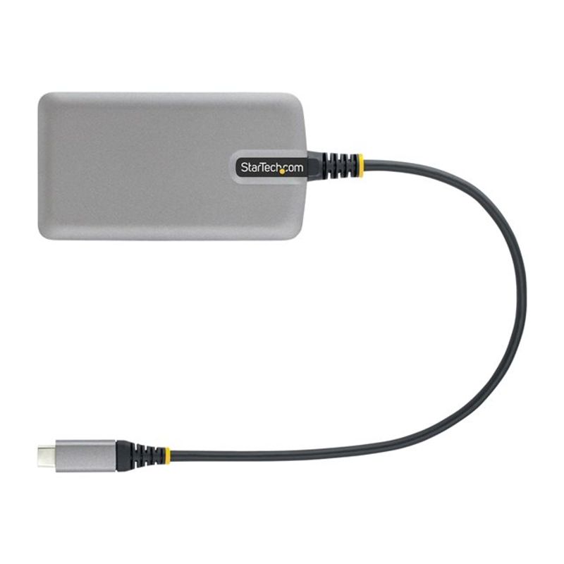StarTech.com 3-Port USB-C Hub with Ethernet 3x USB-A Ports Gigabit Ethernet USB 3.0 5Gbps Bus-Powered USB Type-C Hub w/GbE and 1ft/30cm Long