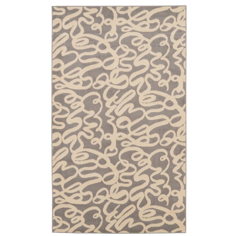 Caitie Light Gray And Bone 4.3X7.3 Area Rug