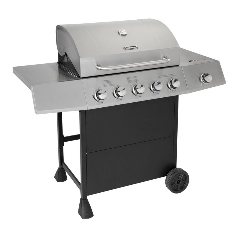 Cuisinart - 5 Burner Gas Grill w/ Side Burner