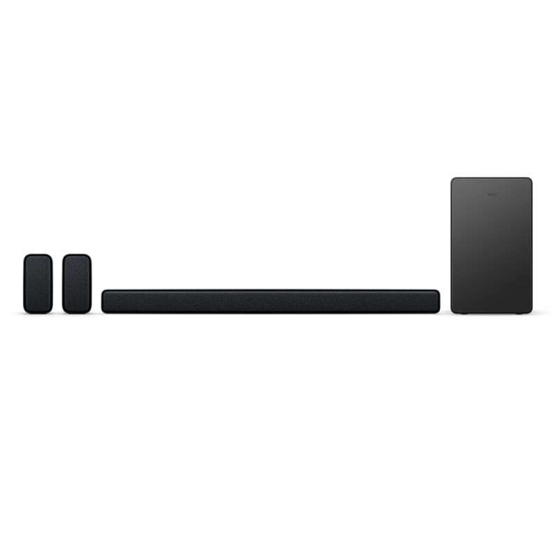 TCL - Q Class Premium 5.1 Channel Soundbar w/ Wireless Subwoofer & 2 Rear Speakers