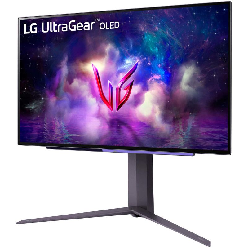 LG UltraGear 27" OLED QHD 240Hz 0.03ms FreeSync and NVIDIA G-SYNC Compatible Gaming Monitor with HDR400 - Black