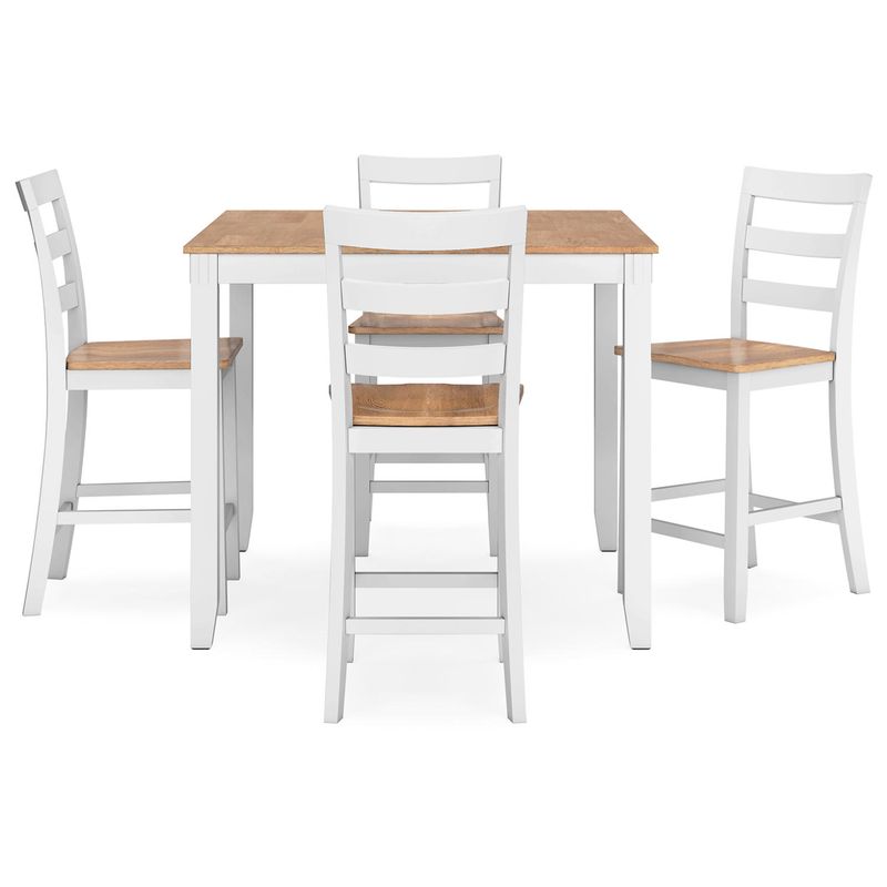 Gesthaven Counter Height Dining Table and 4 Barstools (Set of 5)