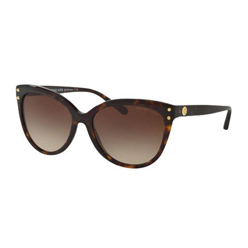 Michael Kors Jan Sunglasses (MK2045-300613, Dark Tortoise/Brown Gradient)